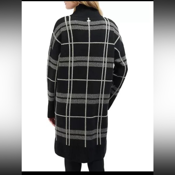 NWT Barbour Cassius Plaid Sweaterdress Black -S, M, L - Picture 4 of 5